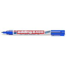 EDDING 8400 modrá Permanentní pero na CD,DVD s kulatým hrotem 0,5-1,0mm/modrá