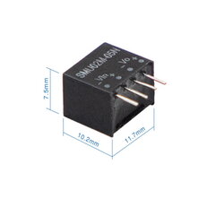 Měnič DC/DC 2W 24V 84mA modulový MEAN WELL SMU02N-24N