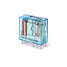Relé, DIN/PS, 2P/10A, 12V DC, AgSnO2