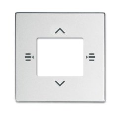 ABB KNX Kryt pro prvek ovládací 6násobný hliníková stříbrná 6108/61-83-500