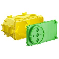 Krabice s víkem 145x71x94 mm pro elektroniku, do betonu KAISER 1268-40