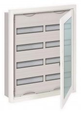 Zapuštěná rozvodnice ABB U42TE -96M s průhl. dveřmi