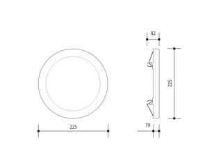 Přisazené / vestavné stropní LED svítidlo ADAPT S CCT se senzorem 18W IP20