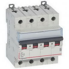 DX3 JISTIČ, 4 PÓLOVÝ, CHAR. D,10A 25KA LEGRAND 409845