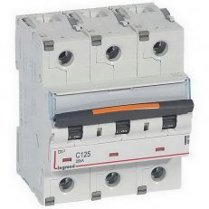 DX3 JISTIČ, 3 PÓLOVÝ, CHAR. C,125A 25KA LEGRAND 409790