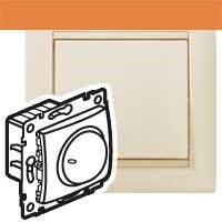 VA BÉŽ. STMÍVAČ 400W OTOČNÝ LEGRAND 774161RD