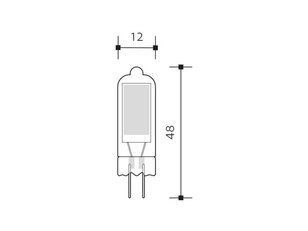 KAPSULE GLASS 2W G4 světelný zdroj, teplá LEDMED LM65101004
