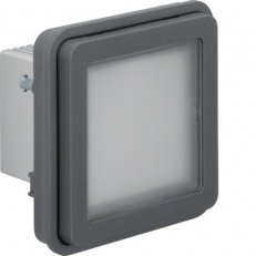 Signalizační LED bílá, přístroj, IP55, W.1, šedá BERKER 51733525