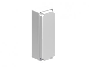 Lovato LPZM4E8 Prázdný kovový kryt ovládací skříně šedé provedení 80x230x73mm