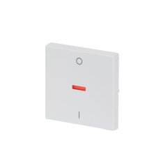 ABB 1751-0-2750 Kryt spínače jednoduchý, s potiskem I/0, s červeným průzorem