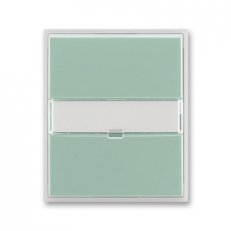 ABB 3558E-A00610 22 Kryt spínače jednoduchý, s popisovým polem, s čirým průzorem