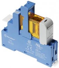 Vazební člen, 1P/10A,125V DC, LED_OD_DPP FINDER 48.31.7.125.0050