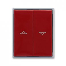 ABB 3558E-A00662 24 Kryt spínače žaluziového kolébkového, dělený, s potiskem