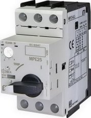Motorový spouštěč MPE25-6,3 3p 100kA (230V) 4,0-6,3A Irm=75A ETI 004648009