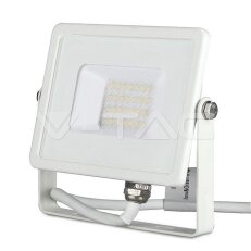 LED reflektor V-TAC 20W White Body 3000K VT-20