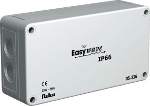 RF přijímač 2-kanálový IP66, pro montáž na povrch NIKO 05-336