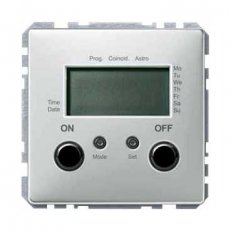 Schneider MTN584046 Mechanismus časového spínače, S-Design, stainless steel