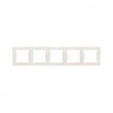 Sedna Rámeček pětinásobný, Cream SCHNEIDER SDN5800923