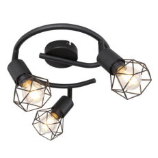 Stropní svítidlo XARA I černá 3xE14, max. 40W 230V GLOBO 54802S-3