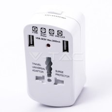 UNIVERSAL ADAPTOR WITH OVERLOAD PROTECTI