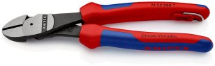 Silové boční štípací kleště 200 mm KNIPEX 74 22 200 T BK