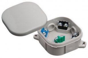 Krabice PH 92 x 92 klik, 5 barevných svorek 4 mm2, IP54, šedá MALPRO A.0020