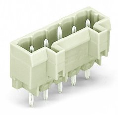 Konektor s pájecími piny THT pájecí kontakt 1,0x1,0mm rovné světle šedá 11pól.