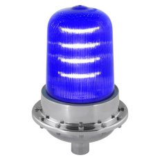Maják LED ROTALLARM WP LED 12/24V, ACDC, IP67, 3/4'' G, modrá, nerez 90221