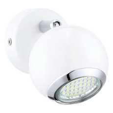 Bodové svítidlo BIMEDA 1xGU10-LED bílá/chrom 2,8W IP20 EGLO 31001