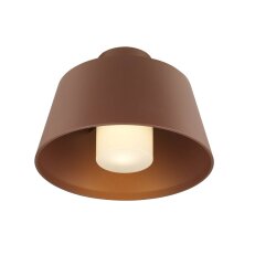 PHOTONI stropní přisazené svítidlo, kónické, 1x max. 13 W, E27, rezavá