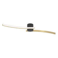 Stropní svítidlo AIETA LED černá/mosaz 12W IP20 EGLO 901215