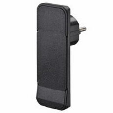 Bachman 933.001 Vidlice Flat Plug schuko, znovu zapojitelná, bez kabelu, černá