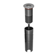 XGROUND RGB REC. FIXTURE 1x3W 12V DC RGB