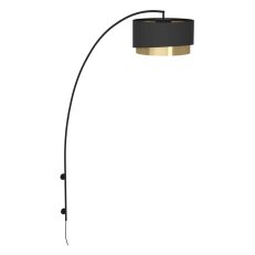 Nástěnné svítidlo MANDERLINE M.TOUCH černá/černá 40W IP20 EGLO 390406