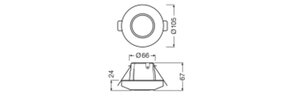 SENSOR DALI-2 LS-PD-8 IR CI        LEDV