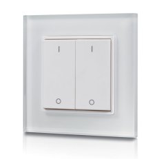 RF nástěnný ovladač - řízení jasu, 2 zóny MCLED ML-910.602.22.0