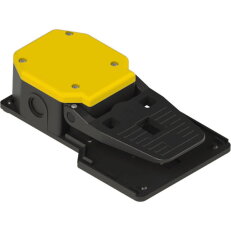 Nožní spínač bez krytu M20x1,5, plast, 1NO+1NC, žlutá, IP65 PA10101-M2