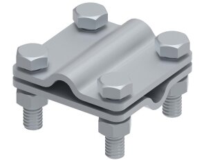 Křížová svorka L 55 na drát 8/10mm, materiál StZn GROMTOR 101112