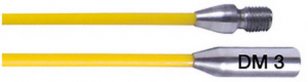 Protahovací pero ze skelného vlákna d3mm, 2x0,5m, závit RTG6 RUNPOTEC 20457
