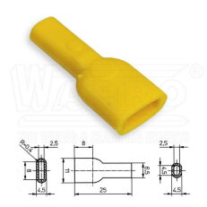 KRT2-63-PVC-YE kryt pro lisovací konekto