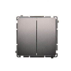 Přepínač sériový, řazení 5, 16AX, 250V~, Inox BMW5A.01/21