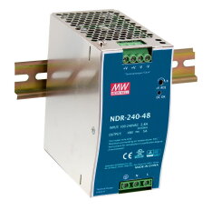 Průmyslový napájecí zdroj na DIN 240W 48V MEAN WELL NDR-240-48