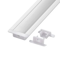 Koncovka profilu V5W bílá hranatá T-LED 096627