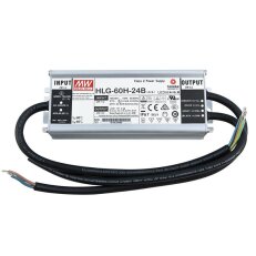 Stmívatelný zdroj pro LED 60W 24V 2500mA MEAN WELL HLG-60H-24B
