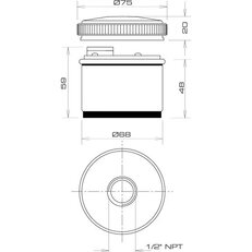Modul základny a kryt TWS WIRING BASE černá SIRENA 27690