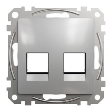 Sedna D/E Kryt pro RJ45 AMP Keystone UTP, Aluminium SCHNEIDER SDD113444C