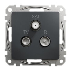Sedna D/E TV-R-SAT zásuvka koncová 4dB, Antracit SCHNEIDER SDD114481