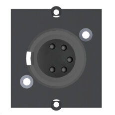 Bachman 917.101 frame XLR 5-pole jack