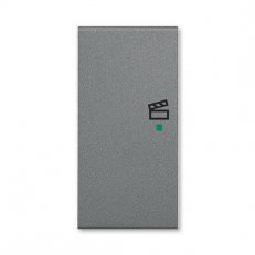 ABB Levit M Kryt 2násobný levý symbol scény ocelová 6220H-A02103 69