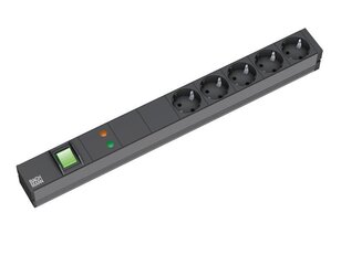 Bachman 333.537 19'' 1U 5xCEE7/3 1xOVP power 2,0m CEE7/7
